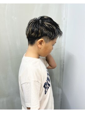 フレーム なんば店(FRAME) アップバング×ハイライト