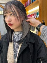 ピークアブー 銀座中央通り(PEEK-A-BOO)&nbsp;インナーカラー×ホワイトグレージュ