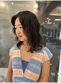 ミディアム*ウェーブパーマ