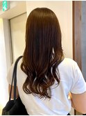 『関口』ゆるウェーブ透明感ココアブラウン