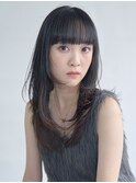 レイヤーカット／ミディアム／フルバング