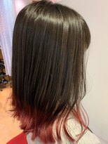 アズールサン 草加西口店(azule-sun)&nbsp;裾カラー,チェリーブラウン,ピンクカラー【草加】