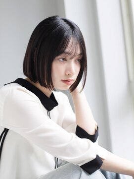 コレクティブワーク 表参道 渋谷(COLLECTIVE WORK) ぱっつん髪質改善ボブ顔まわりレイヤー20代30代40代[表参道]