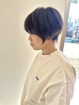 リノア 鵠沼海岸(LINOA)&nbsp;デザインカラー/レイヤーカット/ウェットヘア/オリーブベージュ