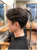 メンズカット＿クセを活かした毛流れのあるスタイル
