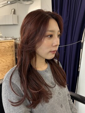 ビューズ(VIEWS) ピンクブラウン/暖色カラー/レイヤーカット/バイカルテ