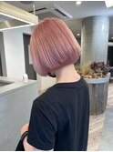 ペールピンクボブ