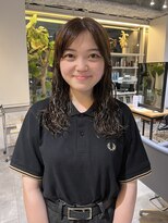 カフ(CAF)&nbsp;CAF FUKO オリーブベージュ/透明感/ロングパーマ/大阪心斎橋