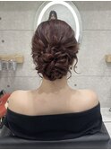 ゆるふわアップ/心斎橋ヘアセット