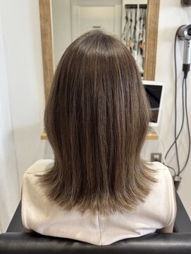 ハーツ(Heart's) 大人ミディアム白髪ぼかしカラー白髪ぼかしハイライト40代50代