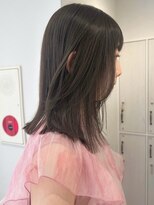 ガーデンヨコハマ(GARDEN YOKOHAMA)&nbsp;オリーブグレー 透明感 ハッシュボブ ミディアム ブリーチなし