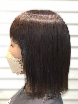 ルーノ 瑞江(Luno)の写真/《カットでスタイルは決まる》妥協しない!ミリ単位でこだわる繊細カットで細かな要望もちゃんと聞き取る◎