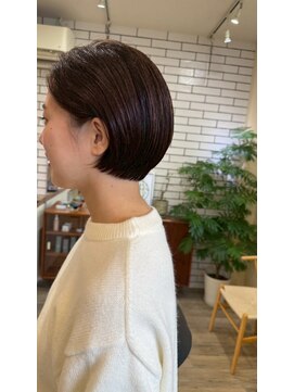 シフト(SHEEFT) 20代30代ナチュラルブラウンカラー耳掛けこなれスタイル