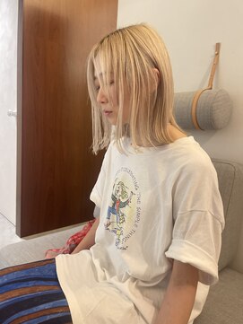 カシ 中目黒(CASI) 抜きっぱなしブロンドロブ
