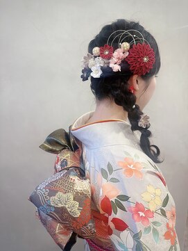 ラトリエコンタン(L´atelier Content) 【shima】成人式ヘア/卒業式ヘア/着物ヘア/編みおろし