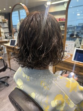 ラーム 宇部高校前店(rame) レイヤーボブ、デジタルパーマ、髪質改善