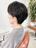 コンビネーション(combination) ショートボブパーマ20代30代40代ショートパーマショート