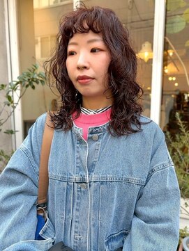 モク 大阪梅田店(MOK) 【カジュアル可愛い】ミディアムパーマ