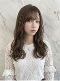 透明感カラー/ショコラベージュ/シルキーベージュ/ゆるウェーブ
