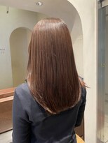エルサフィロ ヨドヤバシ(el zafiro yodoyabashi) ウォームブラウンカラー ミディアムヘア