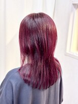 コハク(COHAQ BEAUTY AND RESORT)&nbsp;髪質改善カラー/ブリーチなしカラー/ツヤカラー/赤系カラー