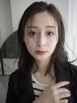 ヌヌ 渋谷 原宿 明治神宮前(nunu) レイヤーカットウルフカットボブグレージュオリーブべージュ