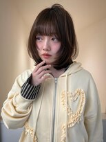 アイトーキョーエス 渋谷(AI TOKYO S)&nbsp;ミルクティーブロンド/ダークブルー/デジタルパーマ/渋谷
