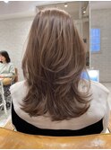 レイヤーカット/くびれレイヤー/ウルフカット/ハッシュカット