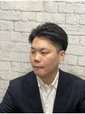 床屋定番！ツーブロックビジネスショート