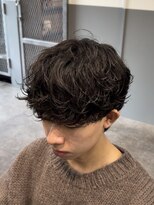 ノイセルヘアー(Noisyle Men's hair) リバースセンターパート/ニュアンスウルフ/ダウン バング/大阪◎