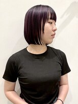 ユートゥイーズ 鎌倉(U too e's)&nbsp;《Utoo e's鎌倉》ハイライト/カシスピンク/ケアブリーチカラー