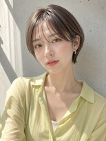ノア(NOA)&nbsp;【NOA】大人ハンサムショートシースルーバング透明感ブラウン