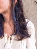 サロンドミルク 原宿(salon de MiLK)&nbsp;インナーカラー×ブルーパープル