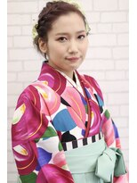 ヘアメイク アヴァロン 橋本店(HAIR MAKE Avalon)&nbsp;【Avalon橋本】大人可愛い編み込みスタイル［橋本/橋本駅］