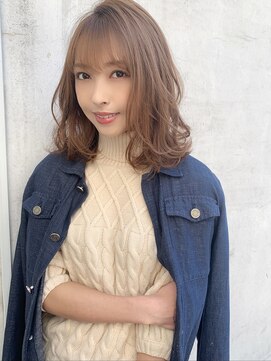 マリアバイアフロート(Maria by AFLOAT) 【重山】ブランジュスパイラルネイビーカラーフレンチボブ