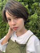 シー バイ ロンド 新宿(Sea by Lond)&nbsp;アースカラーのマッシュくびれヘアショートボブ♪新宿