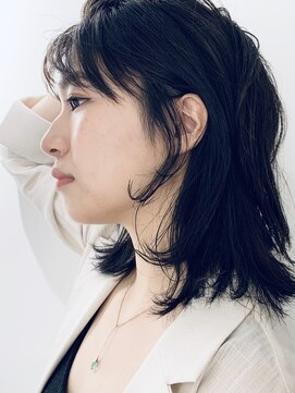 モロコ 神保町 九段下店(moloco) 伸ばしかけシアバングミデイアム髪質改善【神保町/九段下】