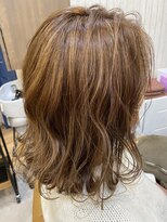 ヘアーサロン キー(Key) 白髪染めをハイライトでお洒落に♪アッシュベージュミディアム