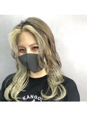 フェイスフレーミング☆コントラストベージュ