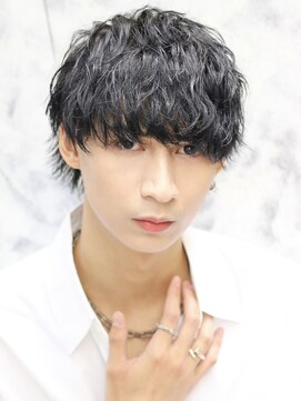 ベーア(Bar) マッシュウルフ×ツイストパーマ