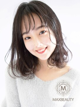 マックスビューティーギンザ(MAXBEAUTY GINZA) シースルーバングミディアム小顔カット【銀座/銀座駅】