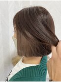 ヘーゼルブラウン×インナーブラウンベージュ