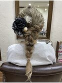 あみおろしヘア