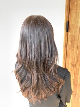 プリュム(Plume) 20代30代40代大人かわいいゆるふわ愛されパーマロングブラウン