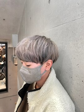 メンズサロンドットリアン(dot. lien) 韓国マッシュメンズマッシュシルバーアッシュメンズカラー