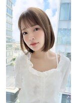 レミエ ダイカンヤマ(lemiie)&nbsp;ヘルシースタイル☆サラッとしたフェミニンボブ