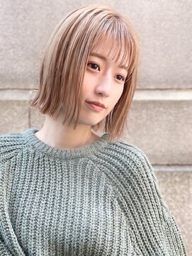 ラ ブレス 梅田茶屋町(LaBless) 20代30代人気☆透明感抜群。切りっぱなしボブ(梅田)