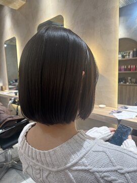ヘアーソート(hair sort) ぱつっと重めボブ(^^)/