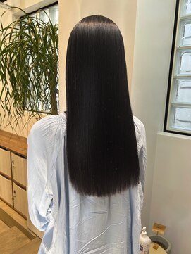 ナインスフロア(9NINTH FLOOR) サラサラ酸性ストレート/ツヤ髪縮毛矯正/改質改善/地毛風/暗髪