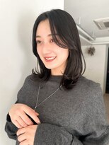 ガーデンヨコハマエスト(GARDEN YOKOHAMA est)&nbsp;イメチェン　卵型　ミディアム　レイヤーカット　エアリーロング